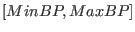 $[MinBP,MaxBP]$